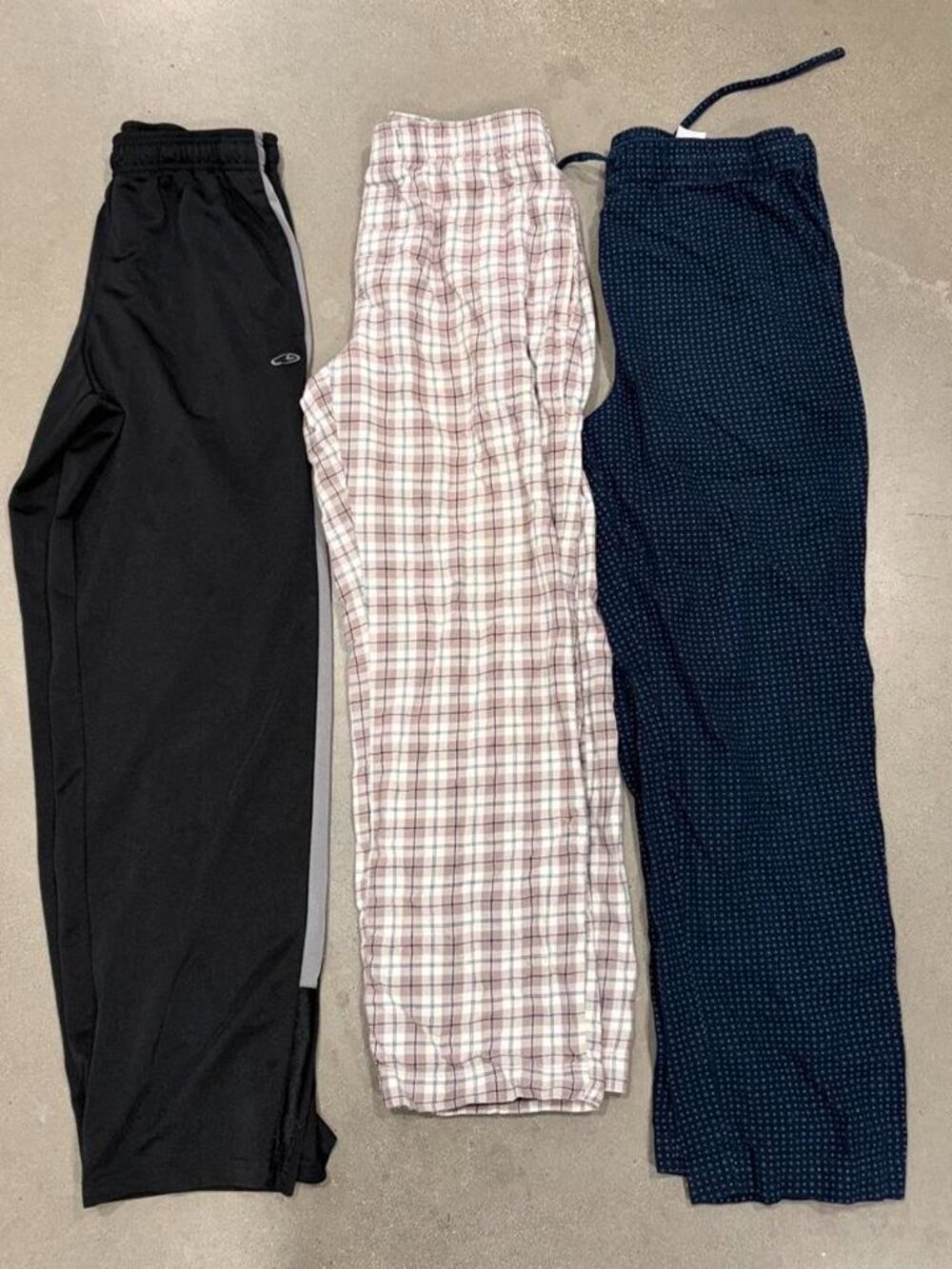 Womens Sweatpants Bundle 3 Small Champion Track Pants Banana Republic Plaid PJs